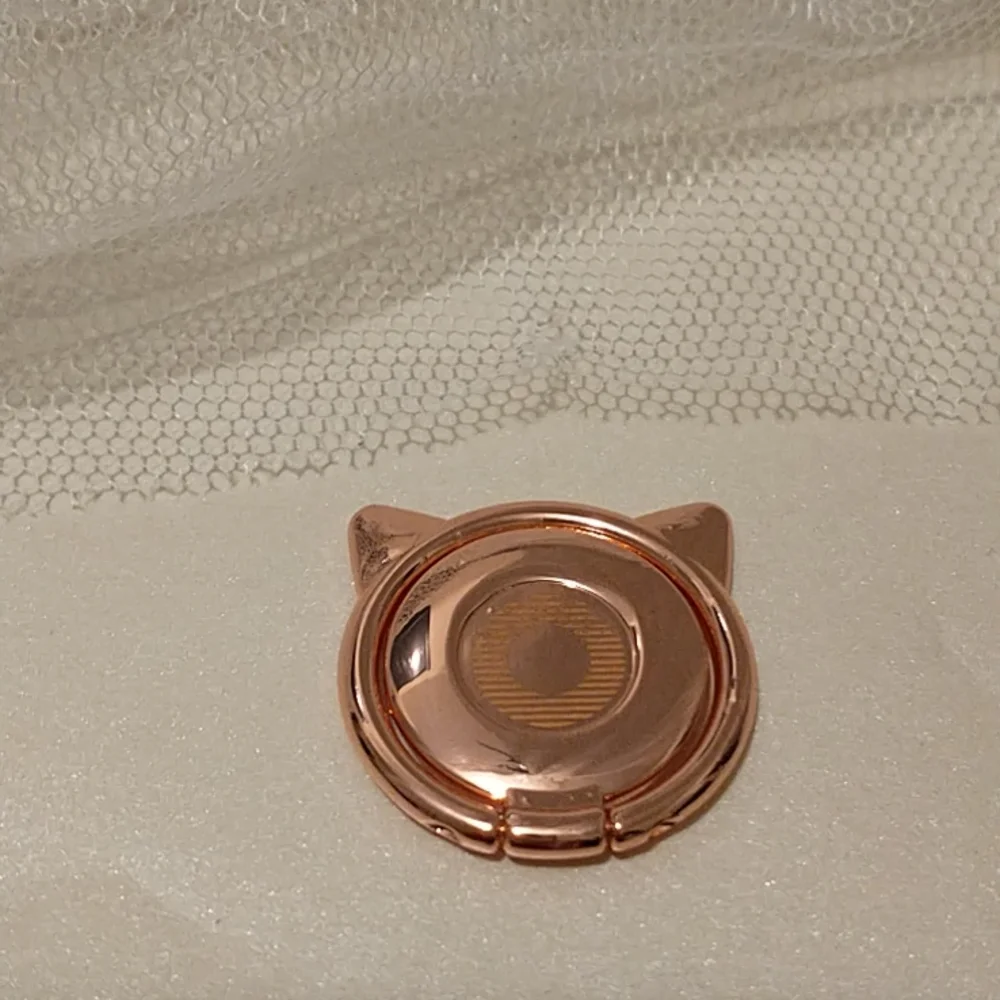 Rose Gold Kitty Phone Ring/Stand! - Picture 5 of 7
